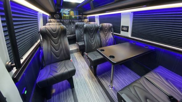 18 passenger sprinter van interior surprise