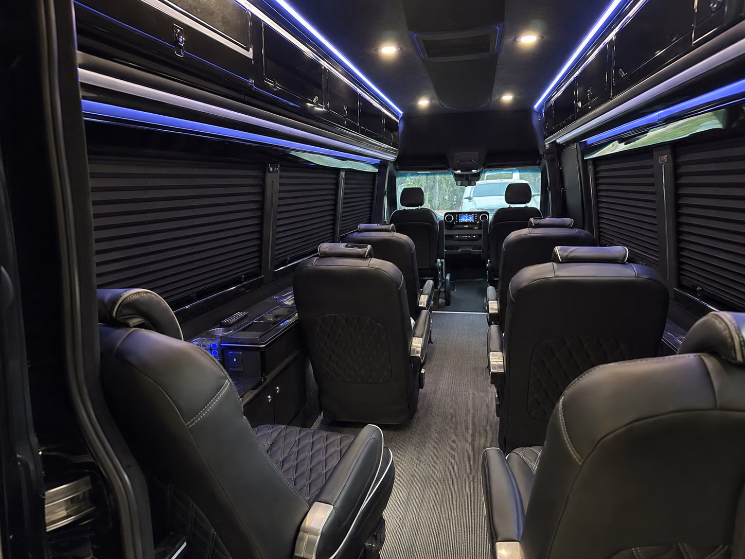 surprise 10 passenger sprinter van inside