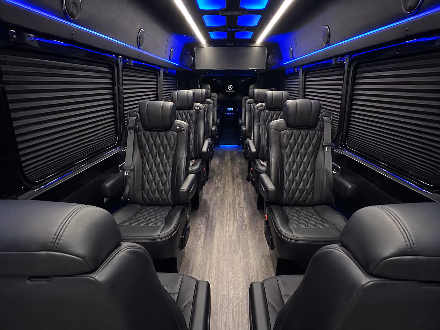 surprise 10 passenger sprinter van interior