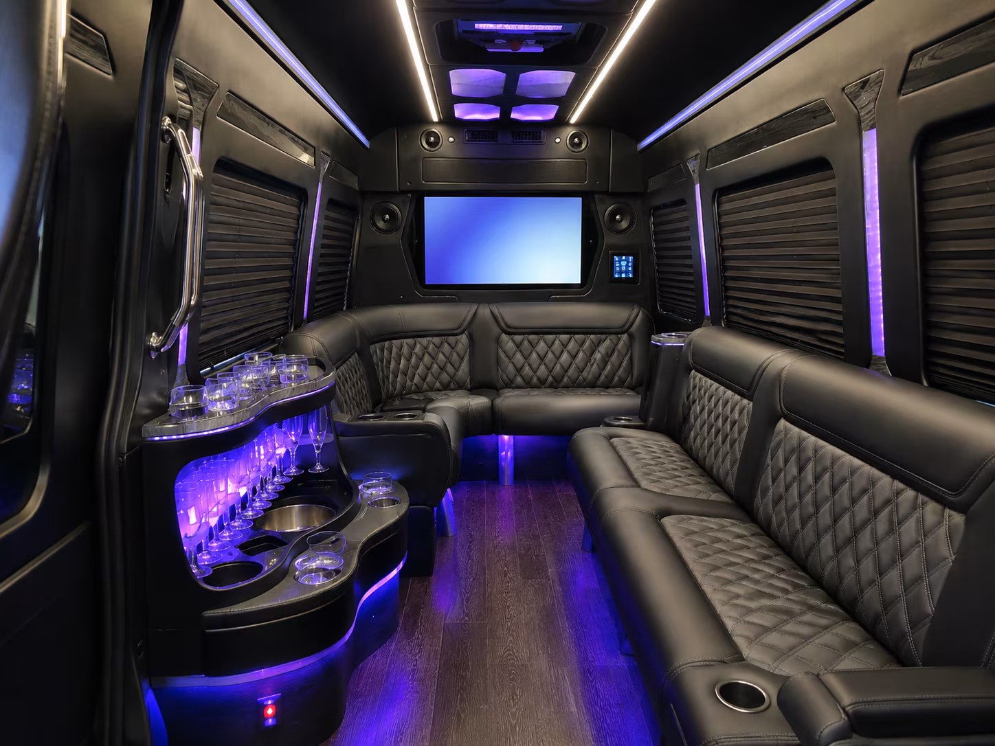 surprise sprinter limousine inside