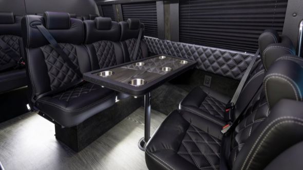 surprise 10 passenger sprinter van interior