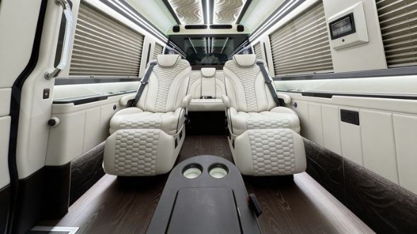 surprise 8 passenger sprinter van interior