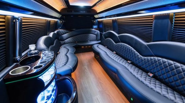 surprise sprinter limousine interior